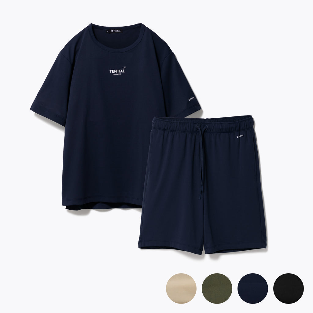Tシャツ パンツ 短パン 半ズボン ハーフパンツ 部屋着 コンディショニング ナイトウェア おうち時間 快眠
