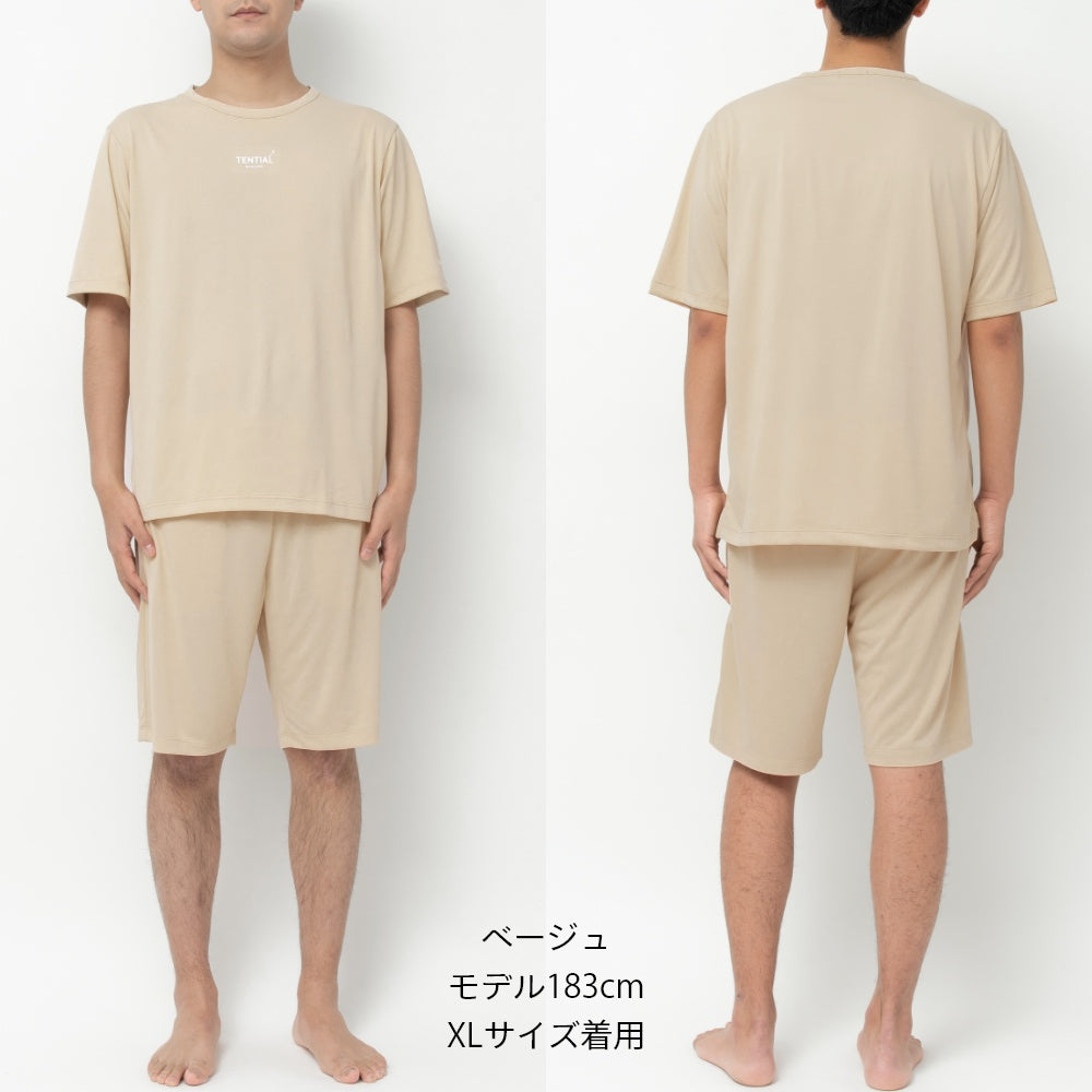 Tシャツ パンツ 短パン 半ズボン ハーフパンツ 部屋着 コンディショニング ナイトウェア おうち時間 快眠