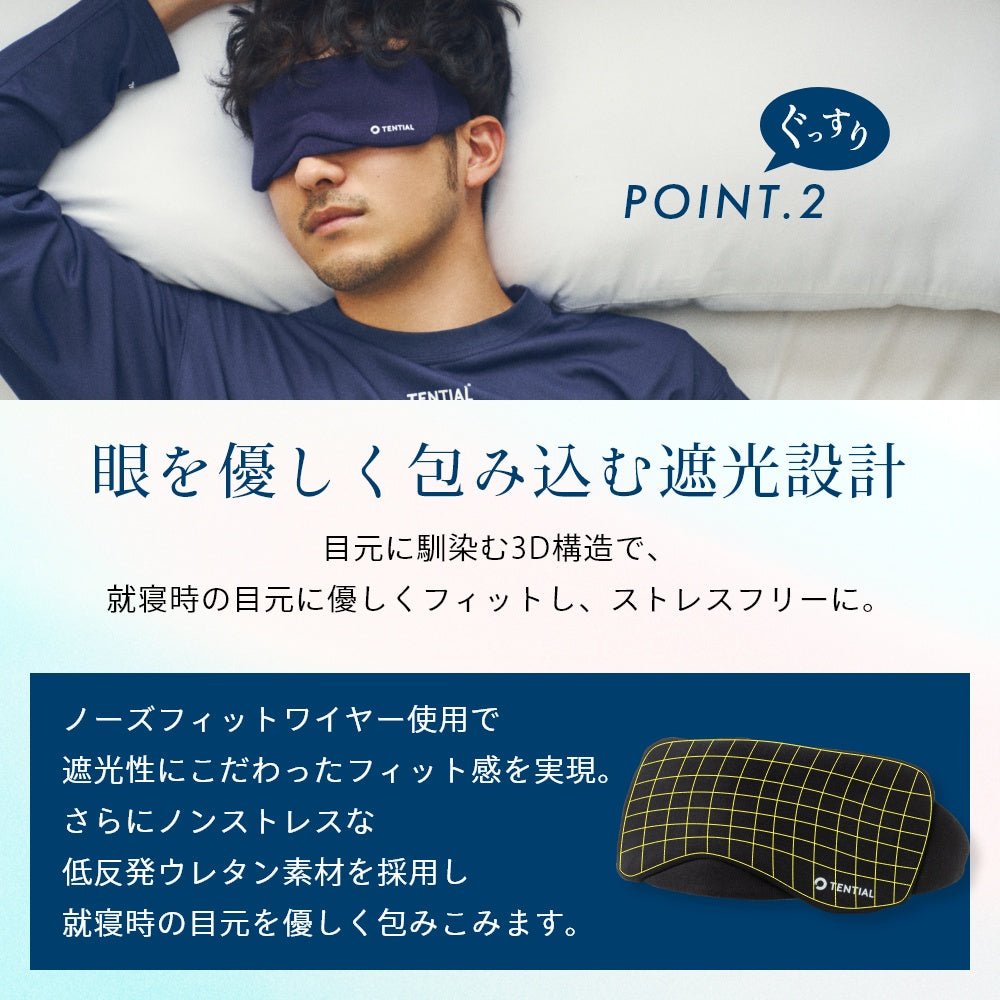 EYE-MASK 繰り返し使える ギフト 遠赤外線 目の疲れ 目の下のクマ ドライアイ 旅行 出張 爆睡 爆寝