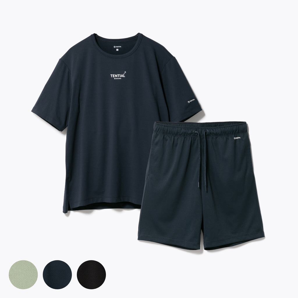 Tシャツ 半ズボン 部屋着 休養 快眠 ルームウェア パジャマ ナイトウェア おうちケア おうち時間 ウェルネス