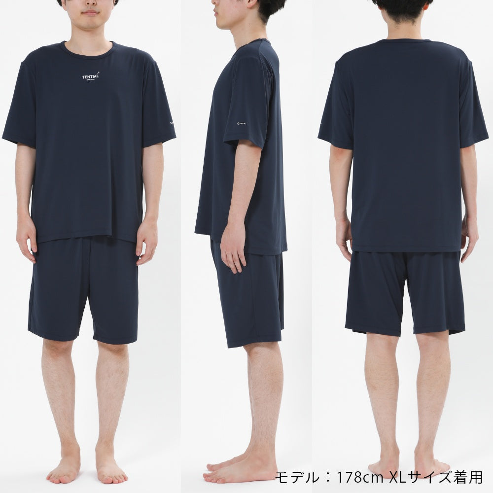 Tシャツ 半ズボン 部屋着 休養 快眠 ルームウェア パジャマ ナイトウェア おうちケア おうち時間 ウェルネス