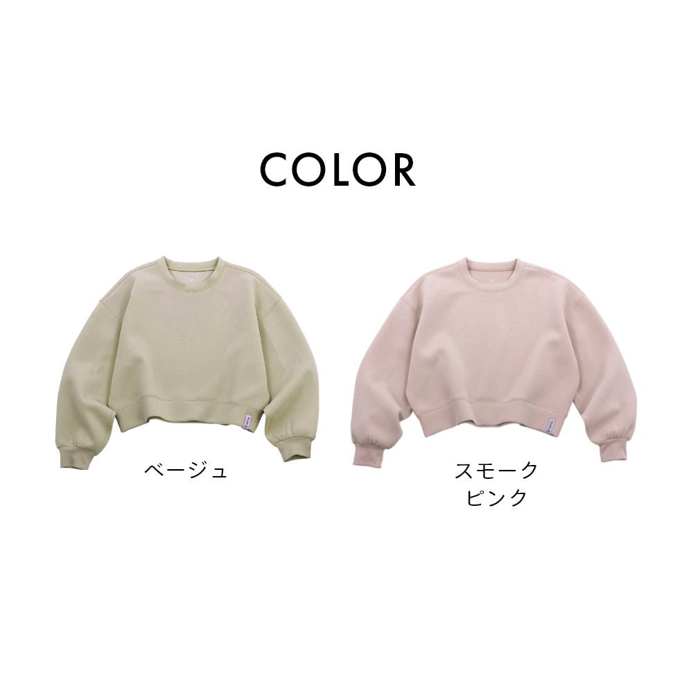 デスクワーク スウェット スエット ウェルネス ウェア カジュアル 秋 秋服 冬 冬服 おしゃれ リカバリー レディース トップス 疲労軽減 ベージュ スモークピンク パーカー 快適 回復 着心地 ワンマイルウェア コンディショニング 外出時 家事 着心地 リモートワーク トップス