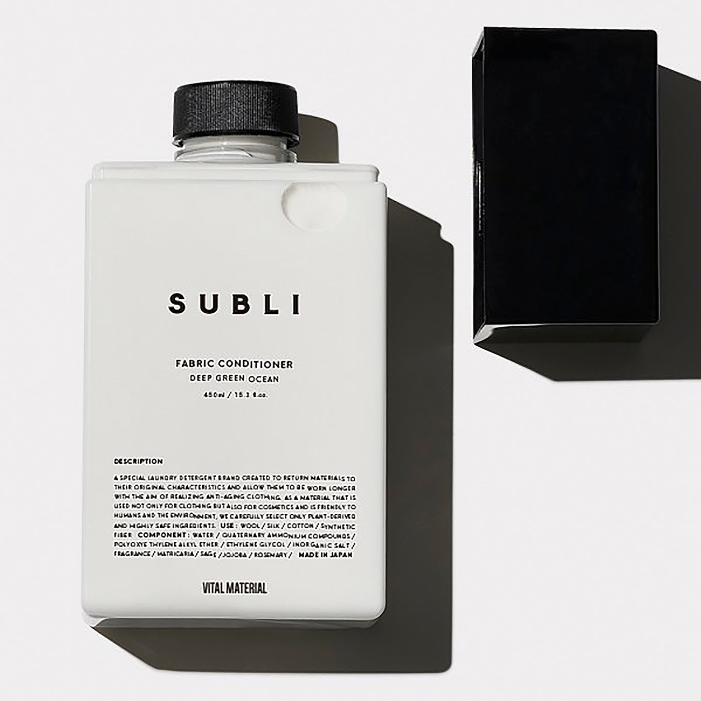 ファブリックコンディショナー ディープグリーンオーシャン 450ml SUBLI / サブリ VITAL MATERIAL