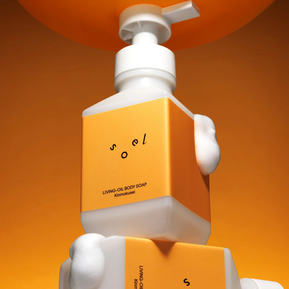 soel ソエル LIVINGLIVING-OIL ボディソープ Kinmokusei 400mL