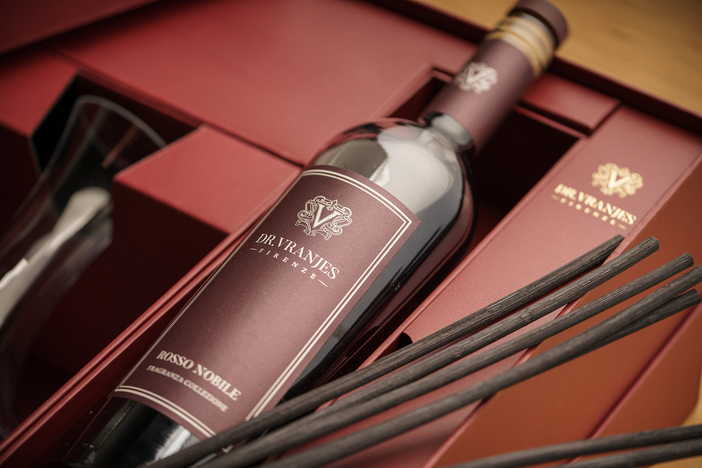 ROSSO NOBILE ロッソノービレ 750ml ディフューザー DR. VRANJES / ドットール・ヴラニエス デキャンタセット / 750ml