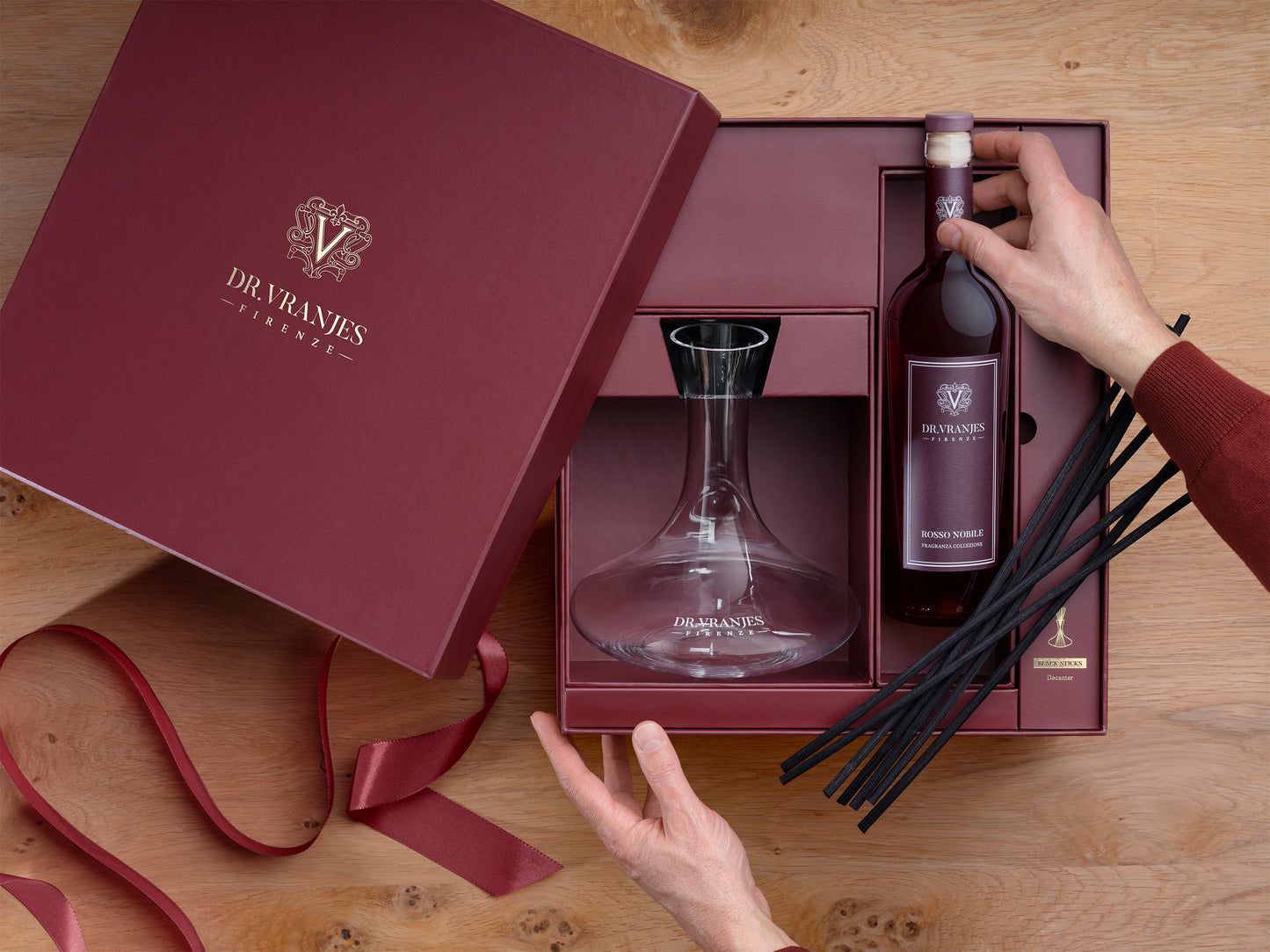 ROSSO NOBILE ロッソノービレ 750ml ディフューザー DR. VRANJES / ドットール・ヴラニエス デキャンタセット / 750ml