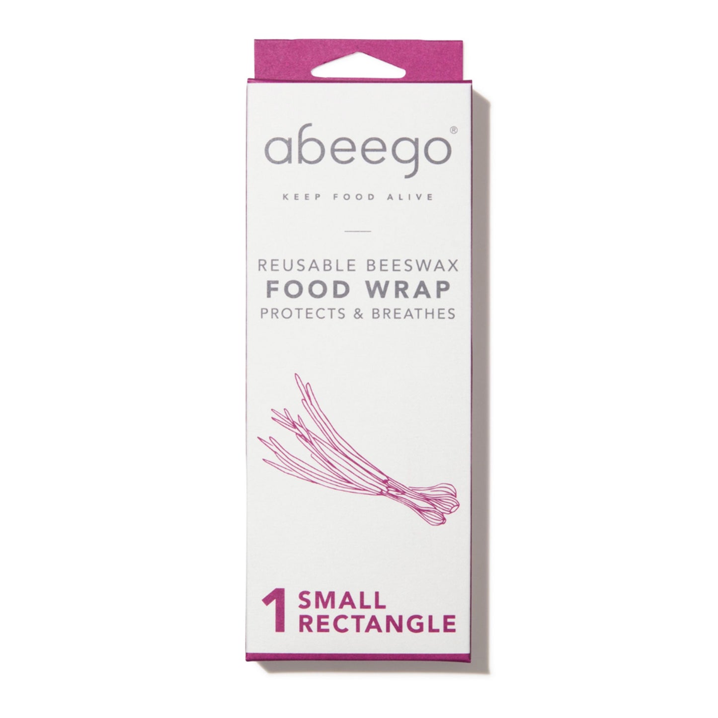 スモールレクタングル1枚 ビーズワックスラップ abeego / アビーゴ