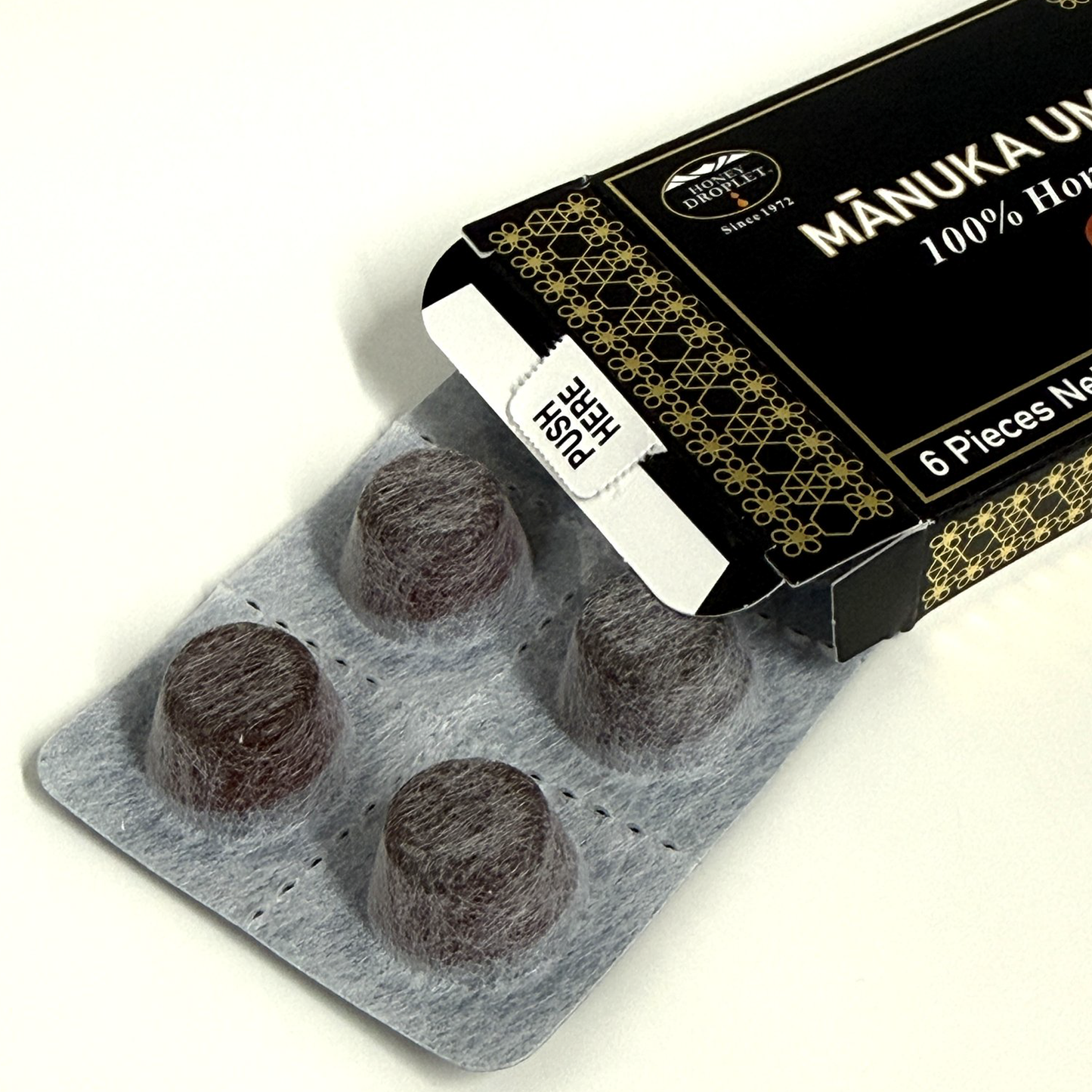 ハニードロップレットマヌカハニーUMF®️10+ のど飴 Honey Japan / ハニージャパン