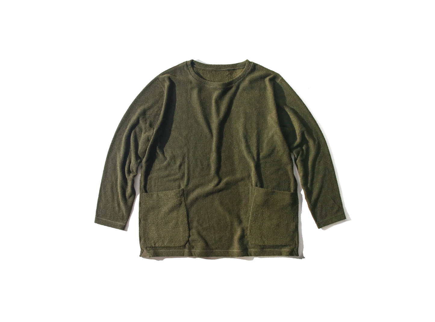 Pile Long sleeve set up Ver 3.0 ルームウェア セット ユニセックス 2024年モデル / Olive
