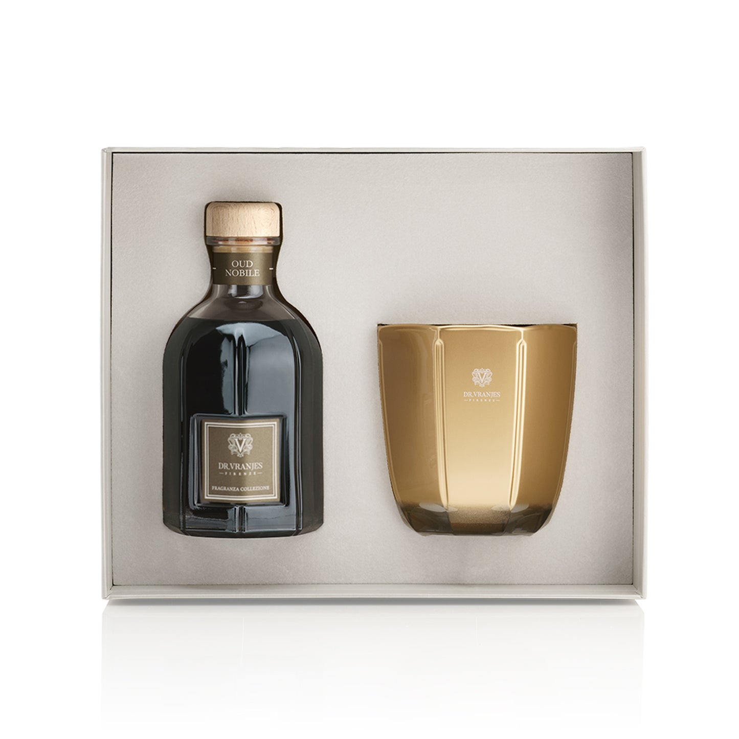 GIFT BOX 500D & 500CA【500mlディフューザー + 500gキャンドル 】OUD NOBILE DR. VRANJES / ドットール・ヴラニエス