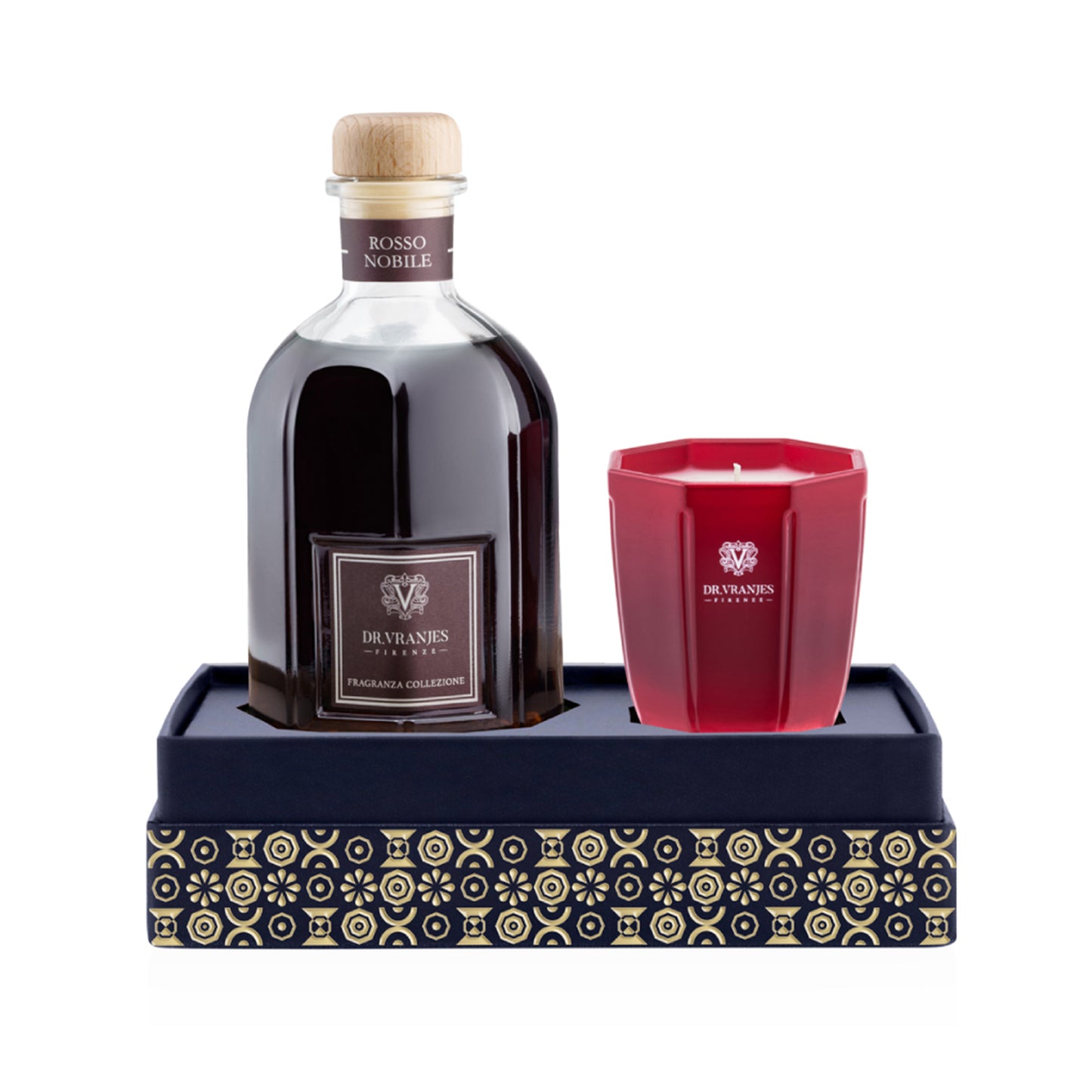 GIFT BOX ディフューザー 250ml キャンドル80g ROSSO NOBILE ロッソノービレ DR. VRANJES / ドットール・ヴラニエス