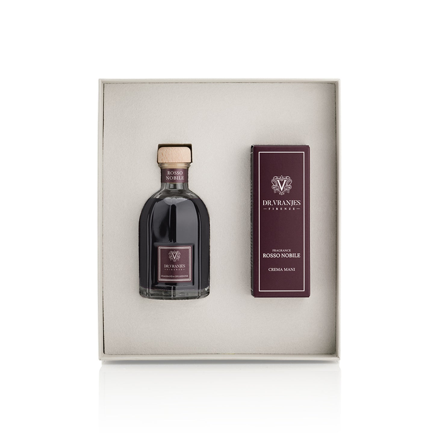 GIFT BOX ROSSO NOBILE ロッソノービレ ディフューザー 100ml ハンドクリーム 50ml セット DR. VRANJES / ドットール・ヴラニエス