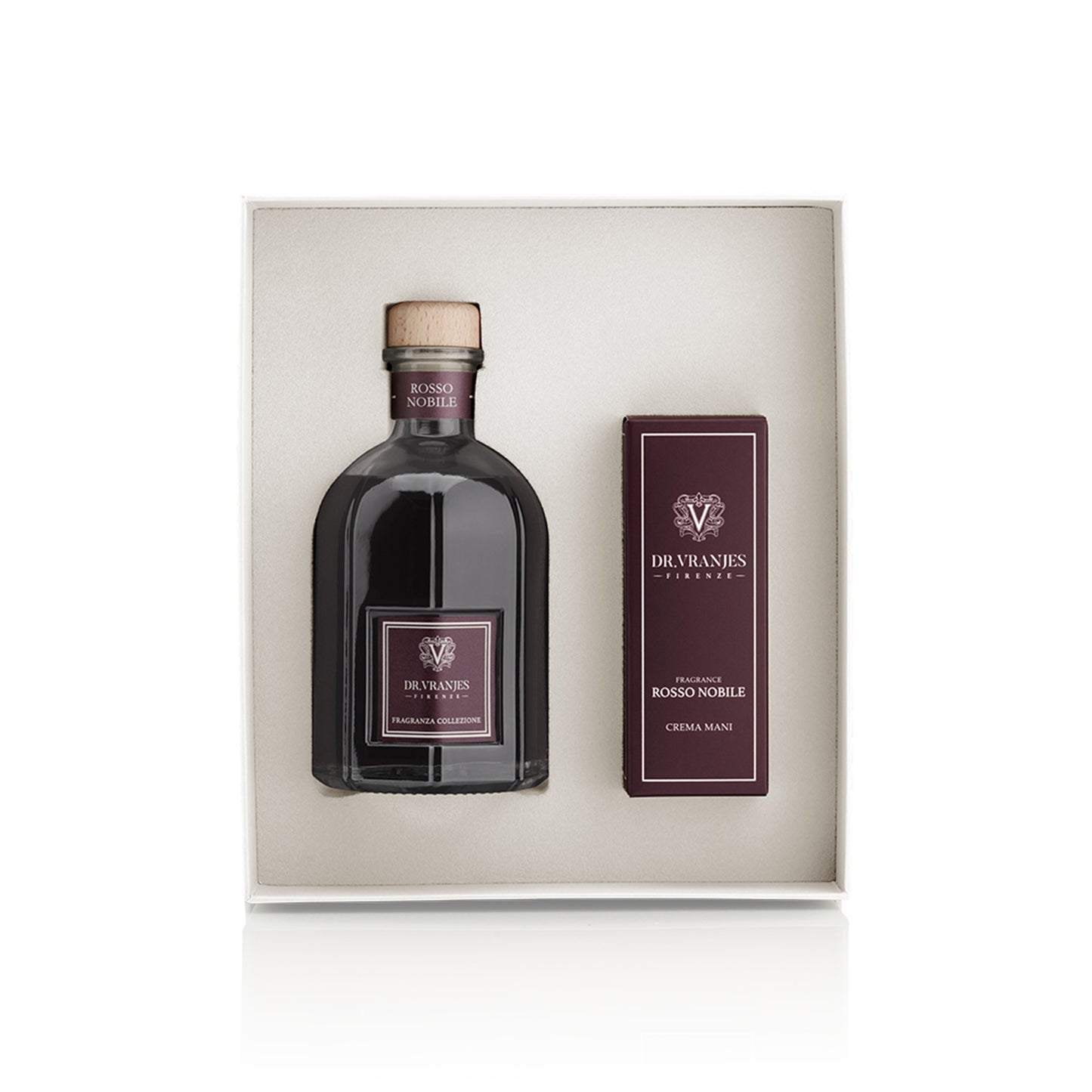 GIFT BOX ROSSO NOBILE ロッソ ノービレ ディフューザー 250ml  ハンドクリーム50ml セット DR. VRANJES / ドットール・ヴラニエス