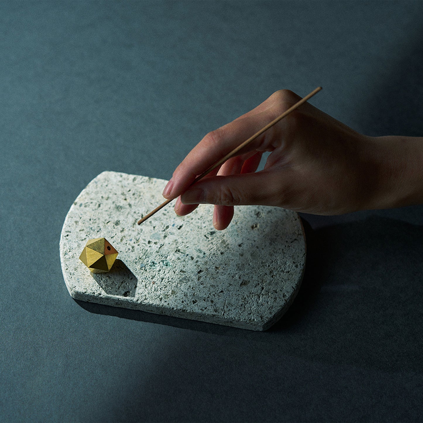 Oya Incense Set brass オオヤインセンスセットブラス 香皿 香立 NAGAE＋ / ナガエプリュス