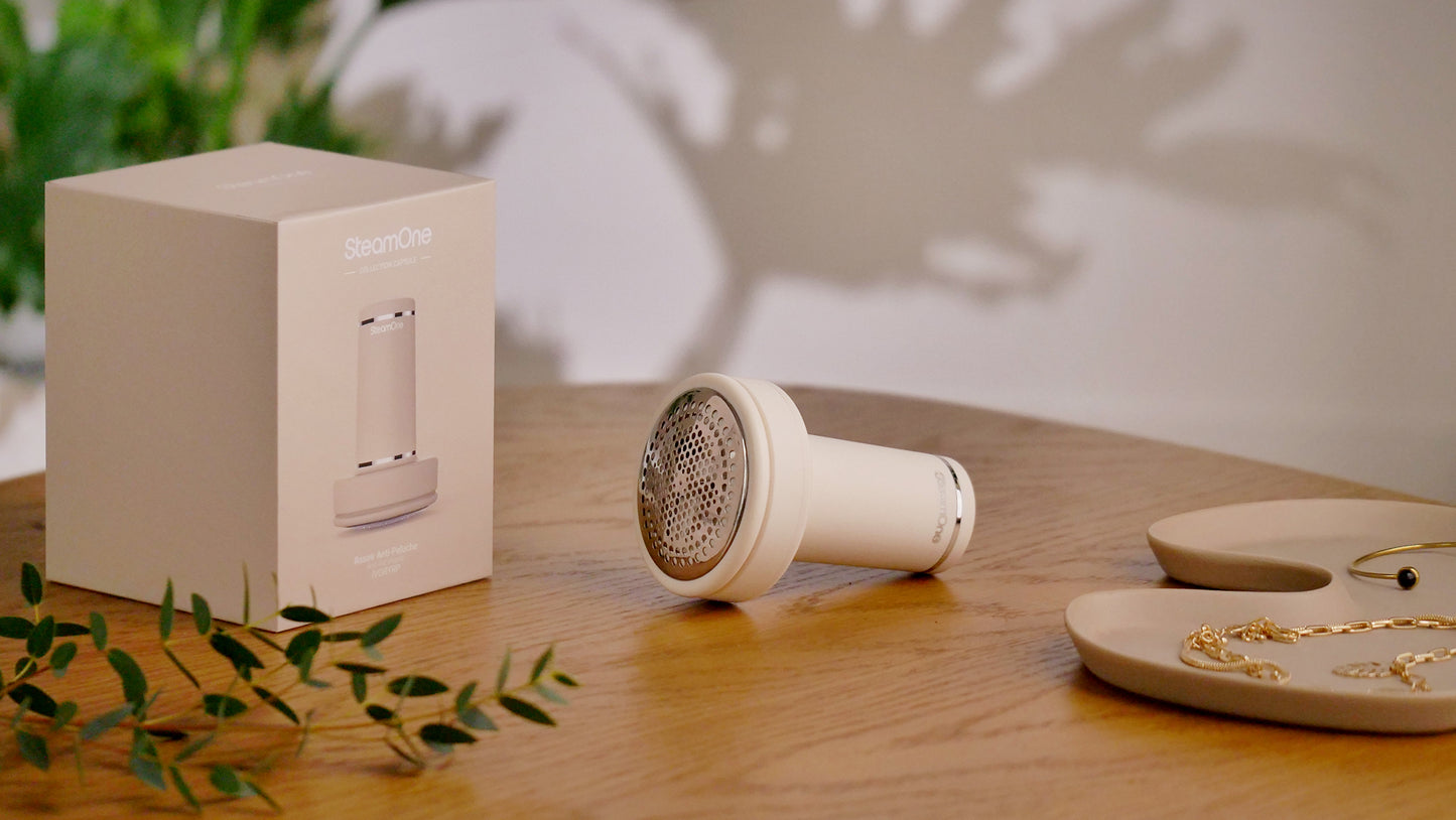 Anti-lint shaver 電動毛玉取り RP10IV IVORY SteamOne / スチームワン