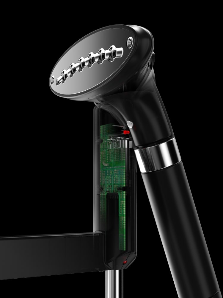 Stilys センサー付き置き型衣類スチーマー ST706SB BLACK SteamOne / スチームワン