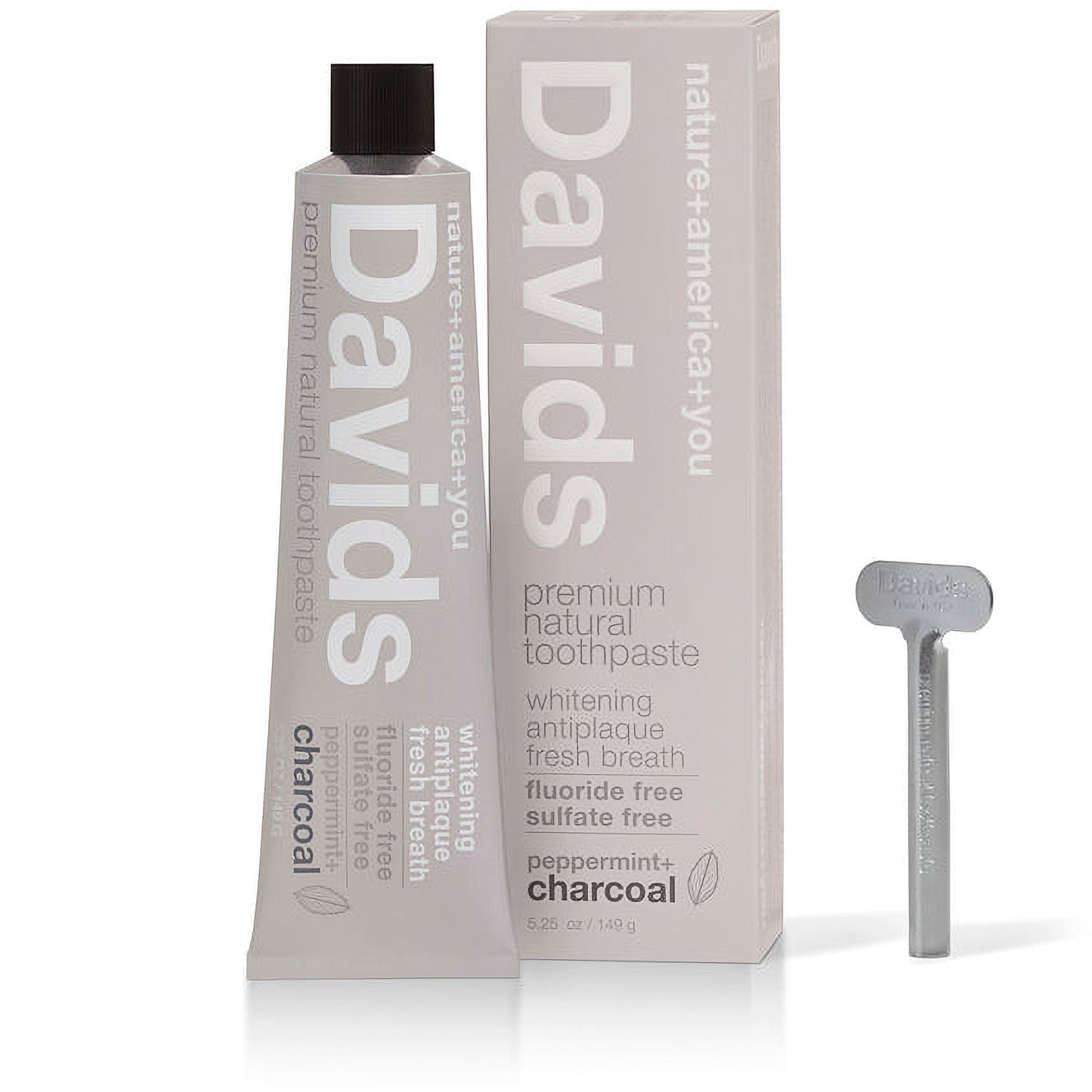 チャコール 149g ホワイトニングトゥースペースト Davids / デイヴィッズ