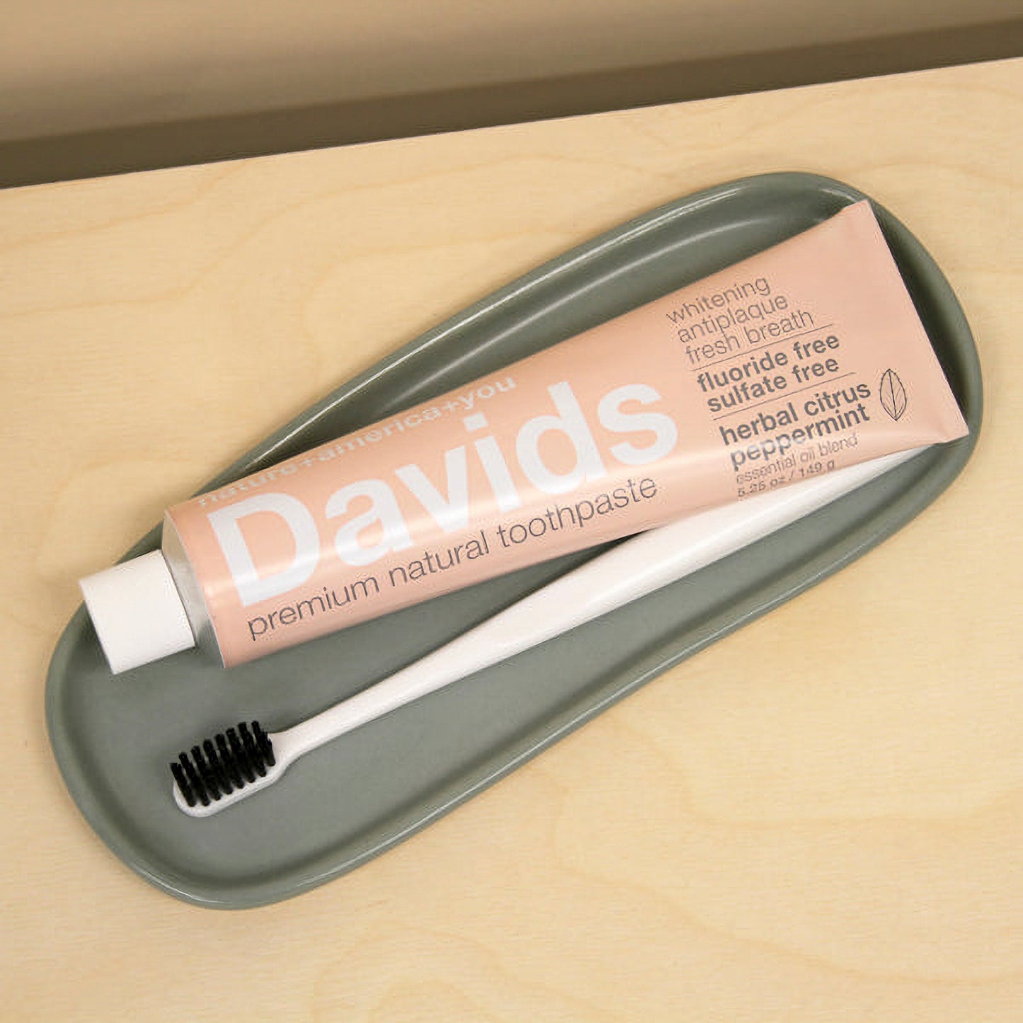 ハーバルシトラスミント 149g ホワイトニングトゥースペースト Davids / デイヴィッズ
