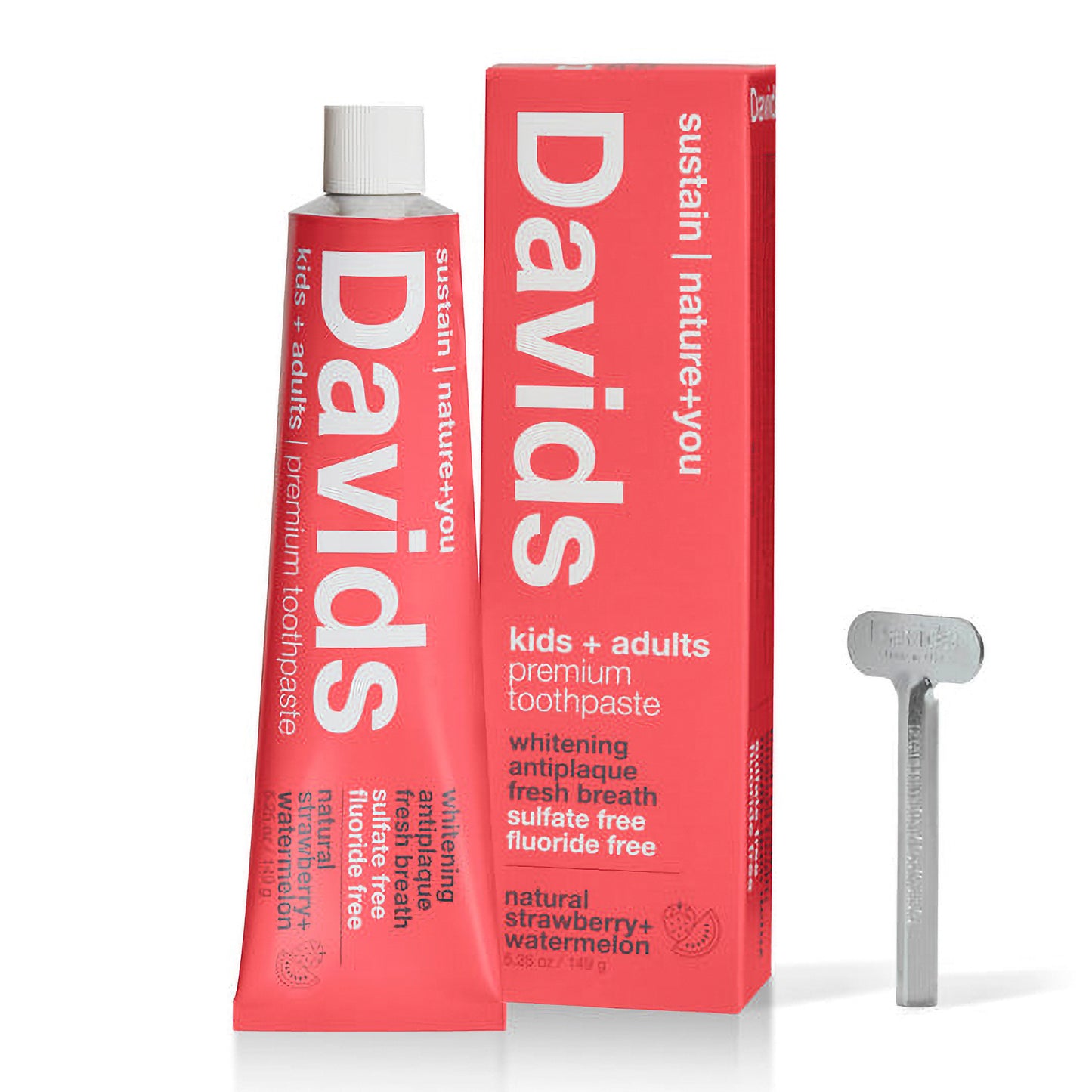 ストロベリースイカ 149g ホワイトニングトゥースペースト Davids / デイヴィッズ