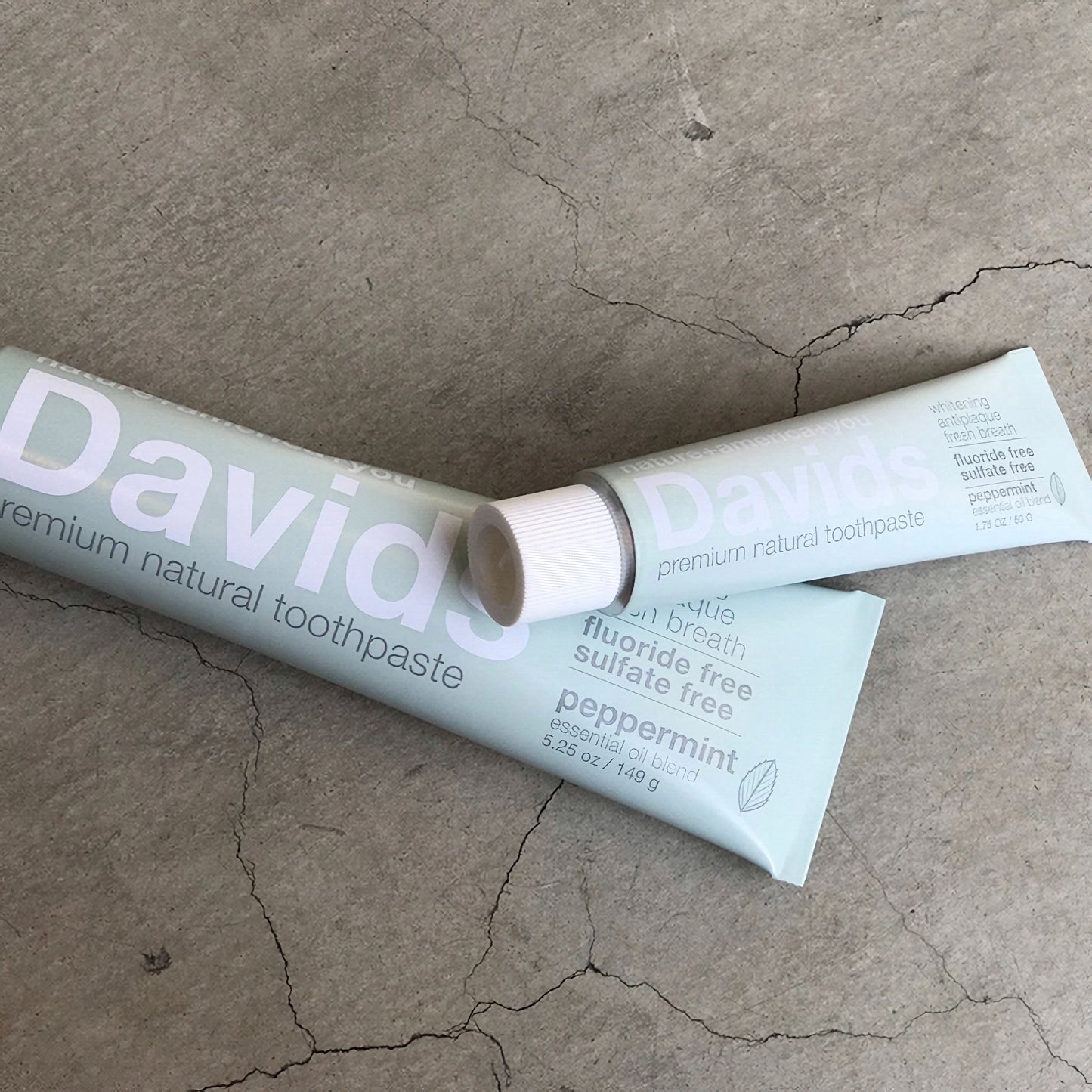 ペパーミント 50g ホワイトニングトゥースペースト Davids / デイヴィッズ