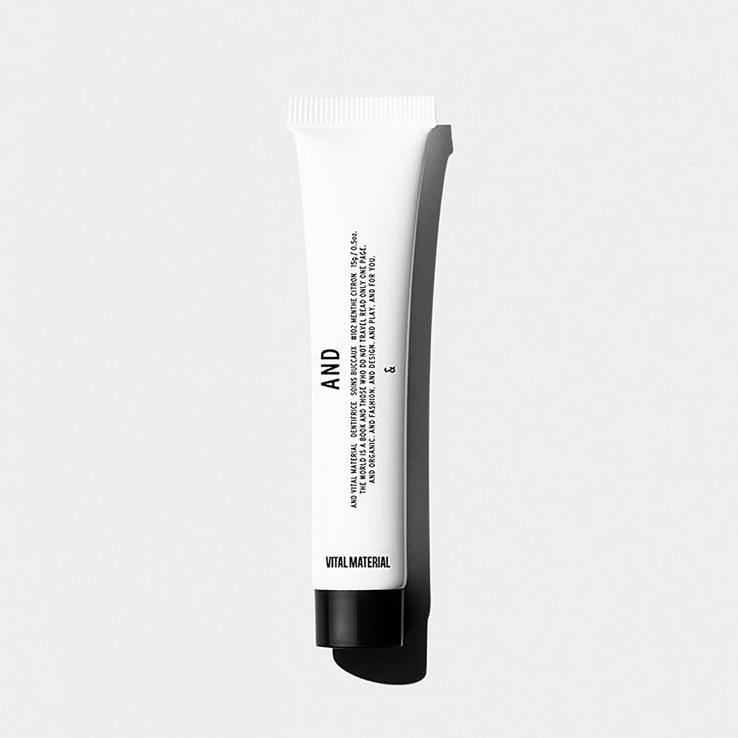 レモンミント レギュラー 15g トゥースペースト AND / アンド 　VITAL MATERIAL