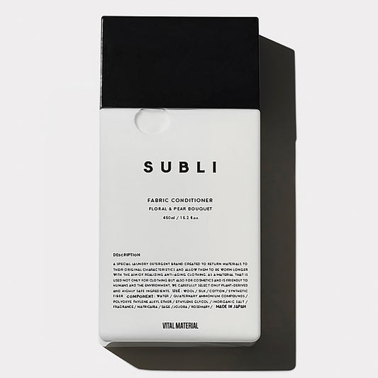 ファブリックコンディショナー フローラル&ペアブーケ 450ml SUBLI / サブリ  VITAL MATERIAL