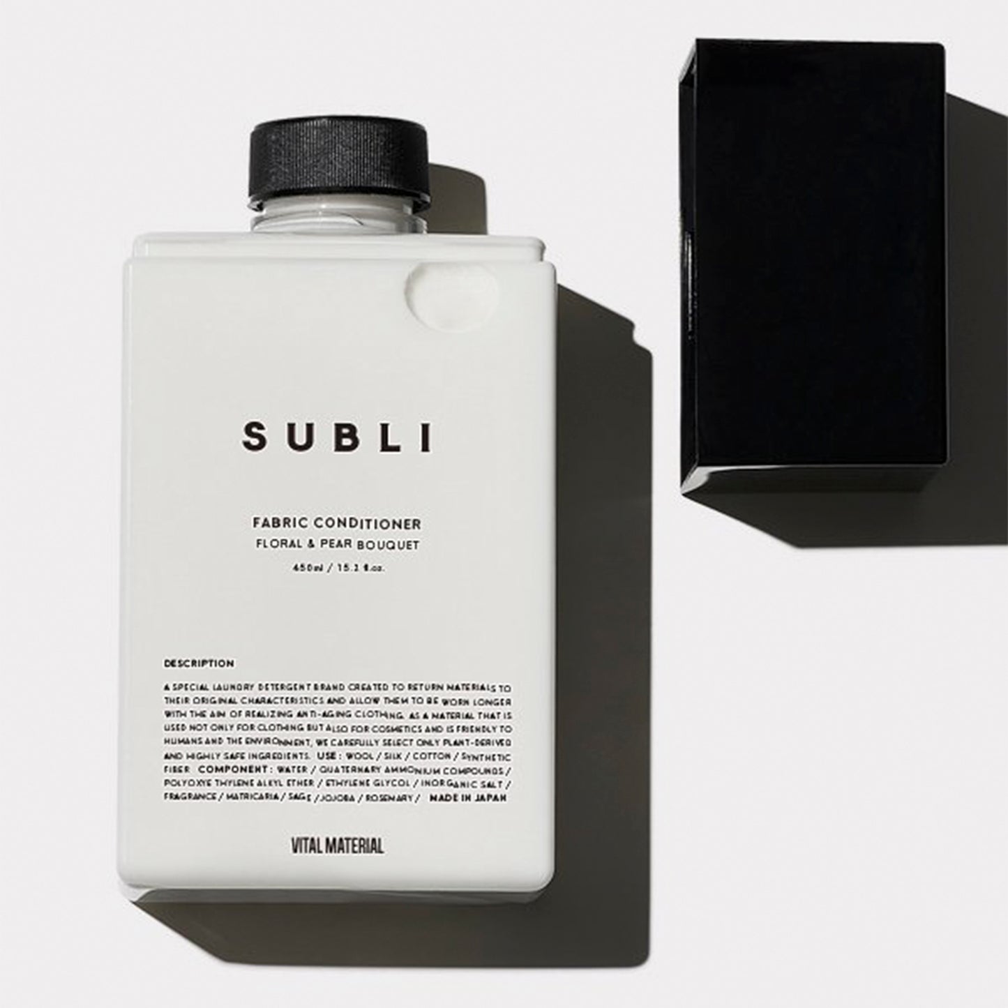 ファブリックコンディショナー フローラル&ペアブーケ 450ml SUBLI / サブリ  VITAL MATERIAL