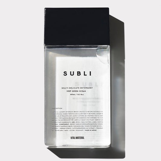 マルチデリケートデタージェント ディープグリーンオーシャン 450ml SUBLI / サブリ  VITAL MATERIAL