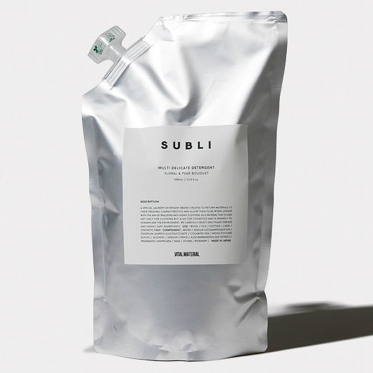 マルチデリケートデタージェント リフィル フローラル&ペアブーケ 1000ml SUBLI / サブリ  VITAL MATERIAL