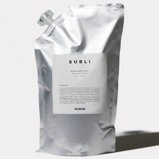 ルーム&ファブリックミスト リフィル ディープグリーンオーシャン 1000ml SUBLI / サブリ  VITAL MATERIAL