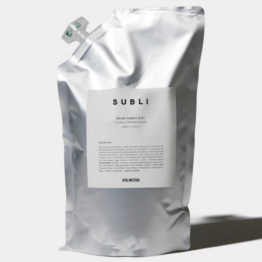 ルーム&ファブリックミスト リフィル フローラル＆ペアブーケ 1000ml SUBLI / サブリ  VITAL MATERIAL
